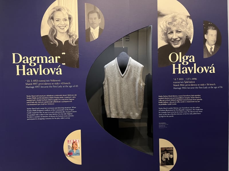 Nová výstava v Národním muzeu ukazuje styly oblékání manželek prezidentů od vzniku Československa.