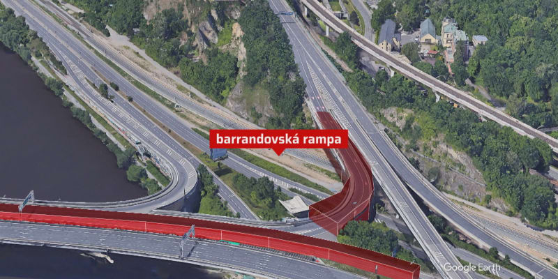 Započala druhá fáze oprav Barrandovského mostu.