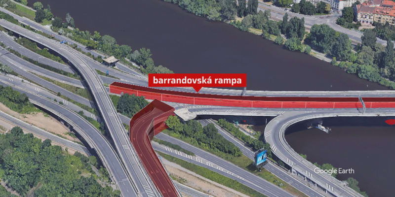 Započala druhá fáze oprav Barrandovského mostu.