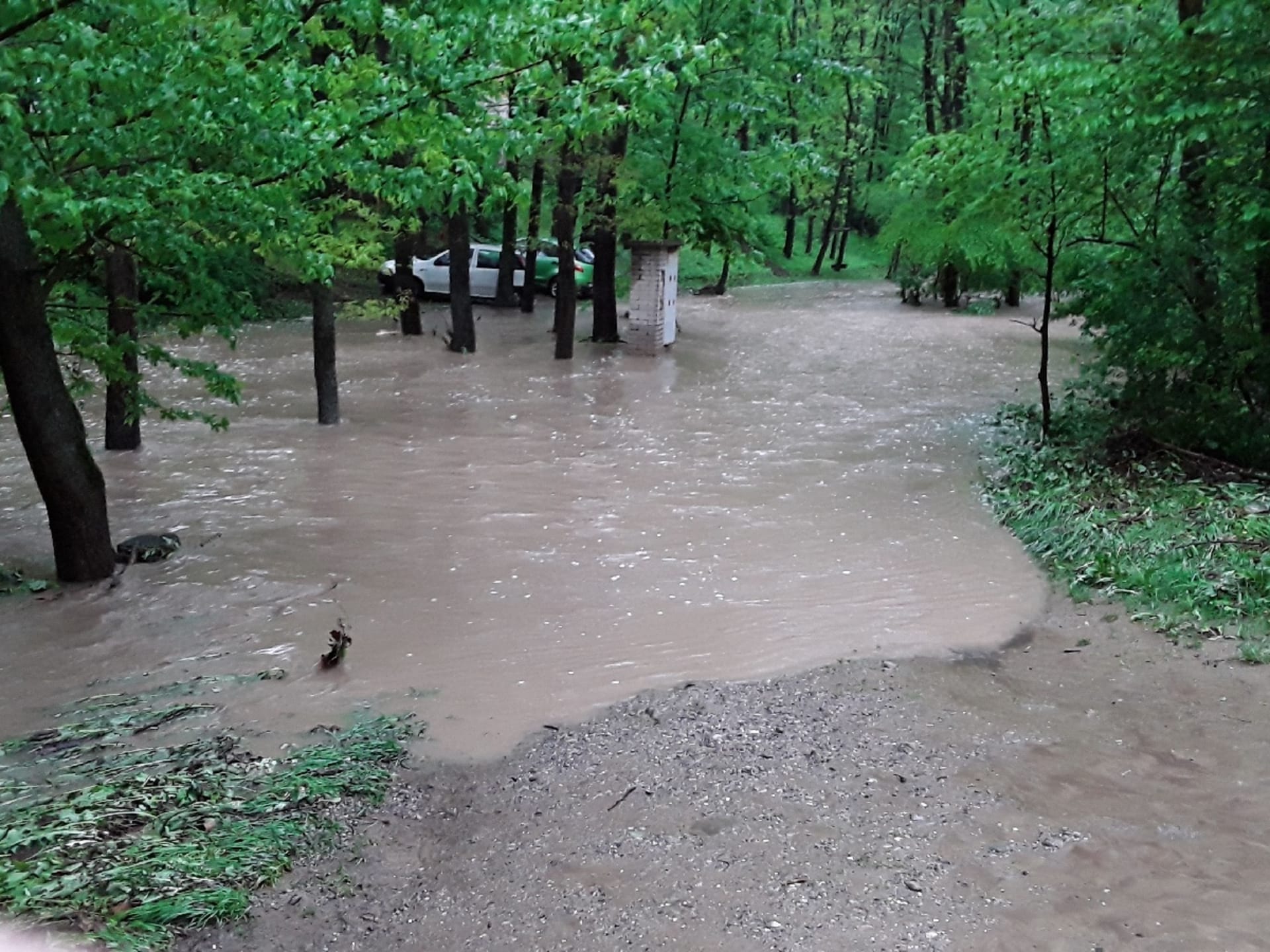 Povodně na Hodonínsku (17. 5. 2023)