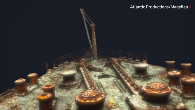 Byly zveřejněny nové skeny Titanicu. 