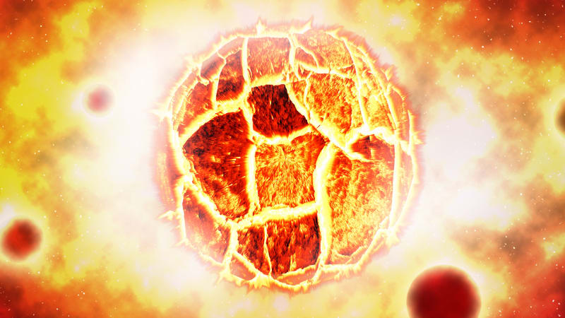 Sluneční exploze (ilustrační foto)