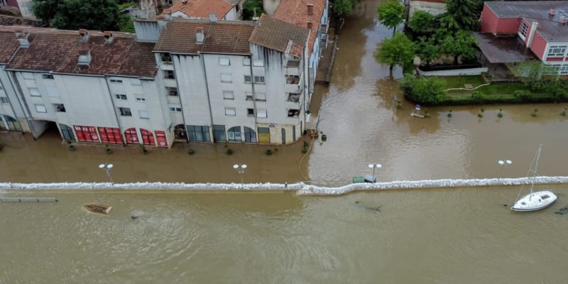 Záplavy v Chorvatsku