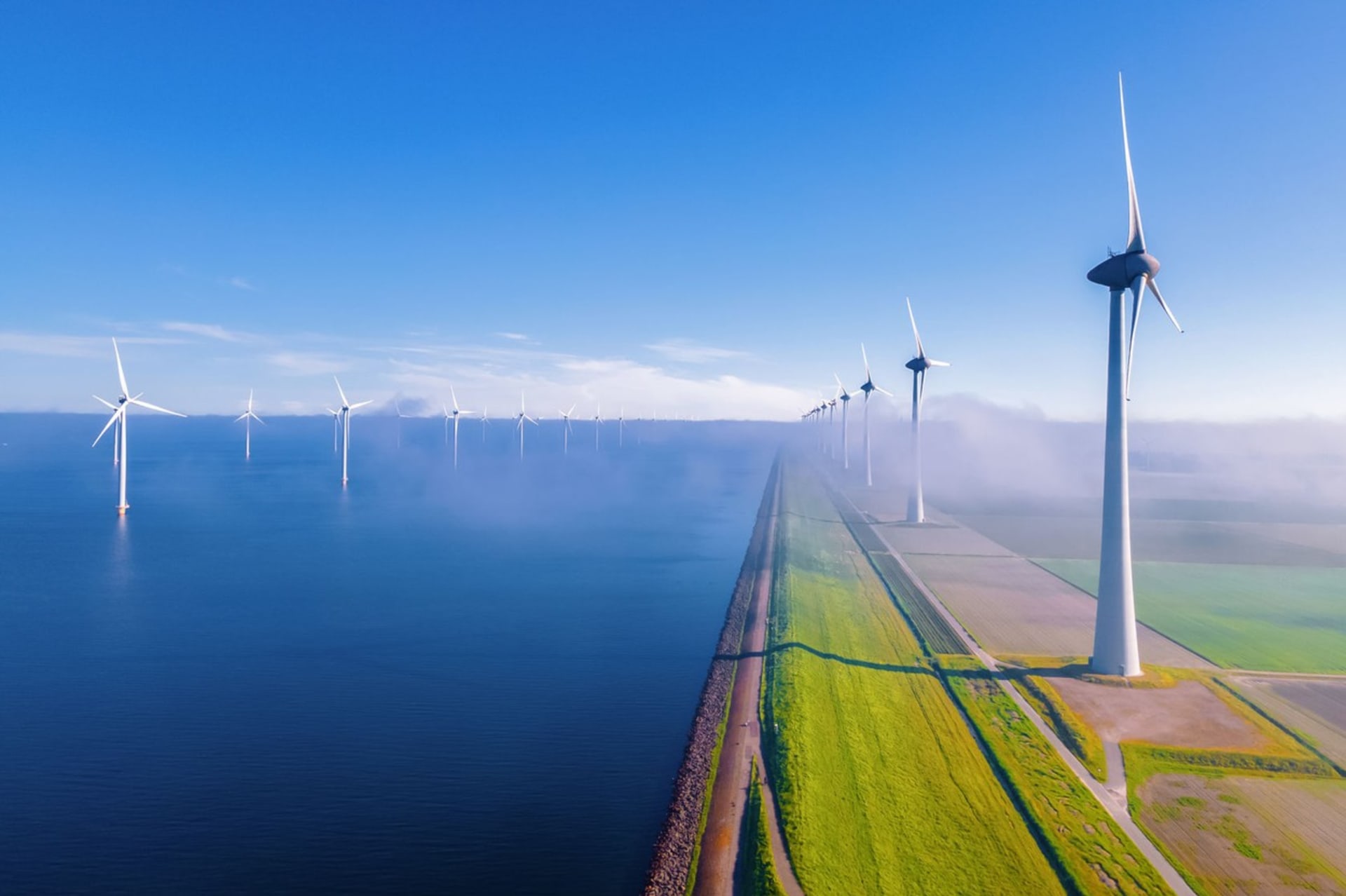 Větrné elektrárny v Nizozemsku