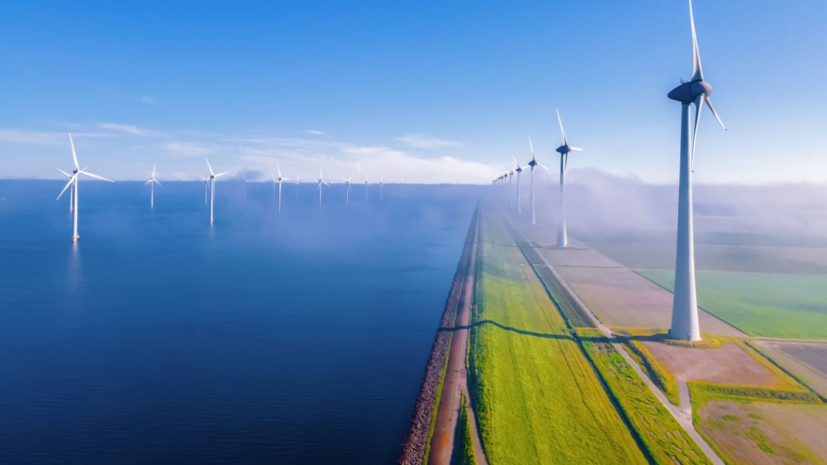 Větrné elektrárny v Nizozemsku