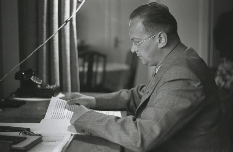 Vůdce SdP Konrad Henlein ve 30. letech minulého století