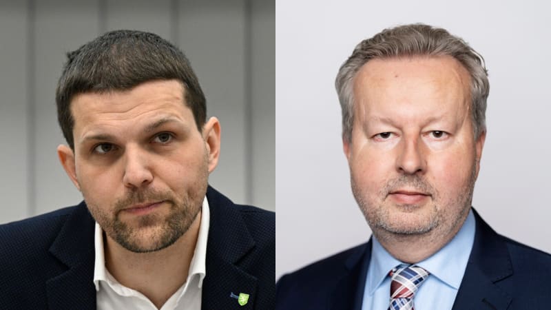 Hosty pořadu Partie Terezie Tománková budou ministr životního prostřední Petr Hladík (vlevo) a místopředseda ANO Richard Brabec (vpravo).