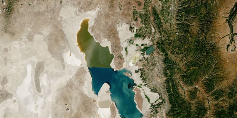 Velké solné jezero v roce 2022