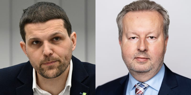 Hosty pořadu Partie Terezie Tománková budou ministr životního prostřední Petr Hladík (vlevo) a místopředseda ANO Richard Brabec (vpravo).