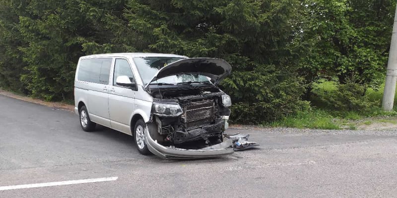 Dopravní nehoda u obce Vápenný Podol – Nerozhovice