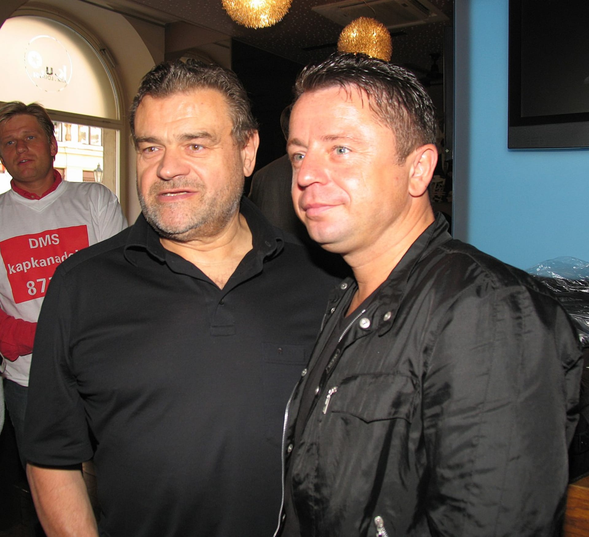 Petr Muk s hudebním skladatelem Karlem Svobodou.