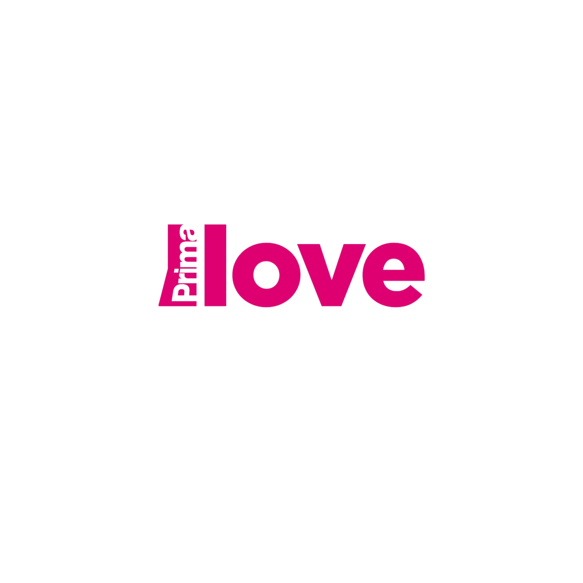Prima LOVE logo big platno