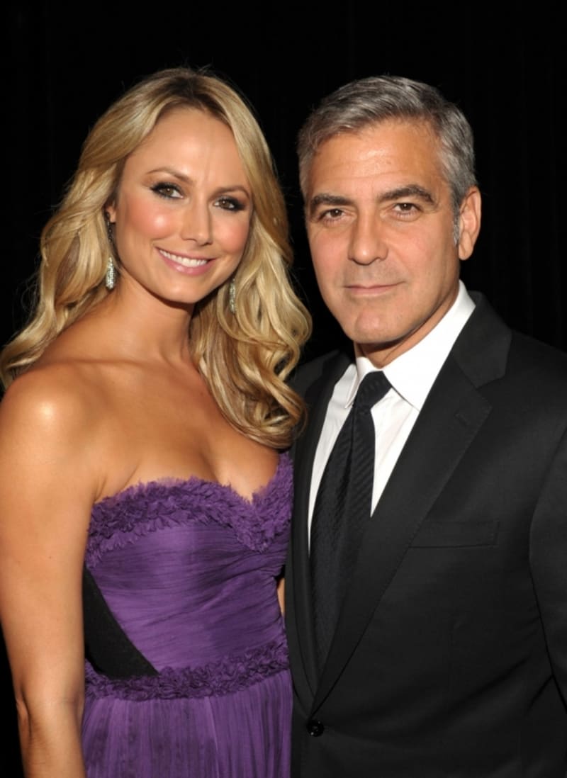 George Clooney a zápasnice Stacy Keibler prý zůstali přátelé