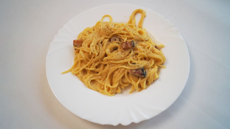 Špagety carbonara à la Wenis