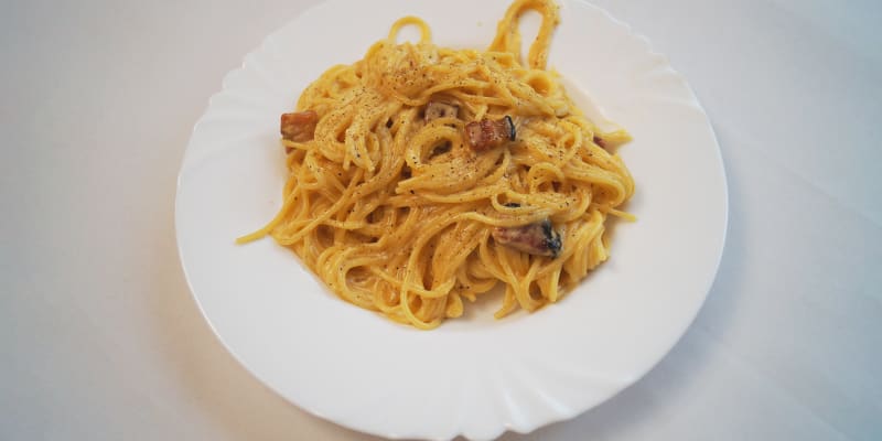 Špagety carbonara à la Wenis