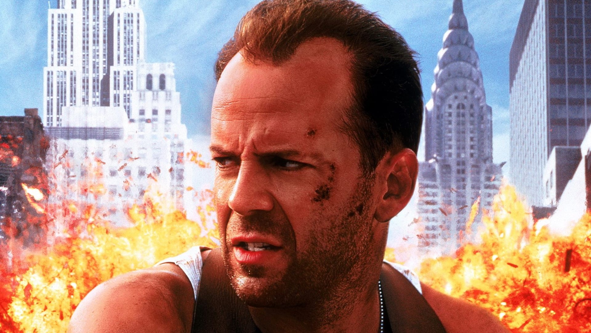 Bruce Willis jako nezdolný John McClane ve Smrtonosné pasti 3.