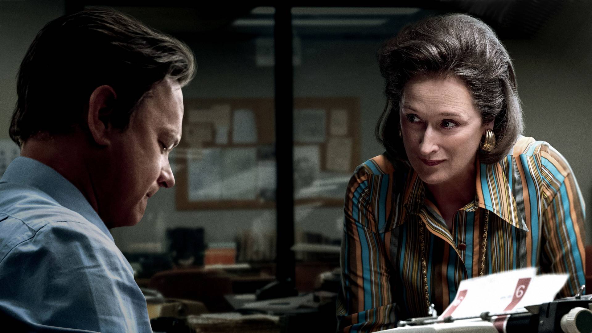 Meryl Streep s Tomem Hanksem ve filmu Akta Pentagon: Skrytá válka.