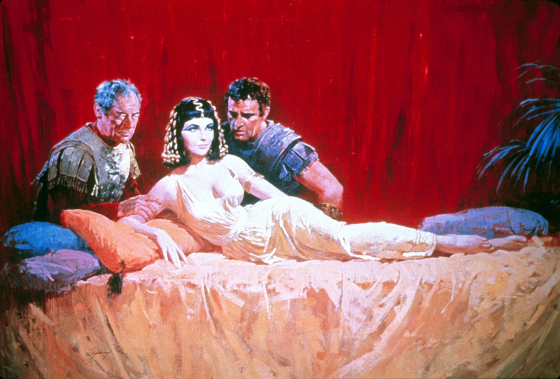 Záběry z filmu Kleopatra