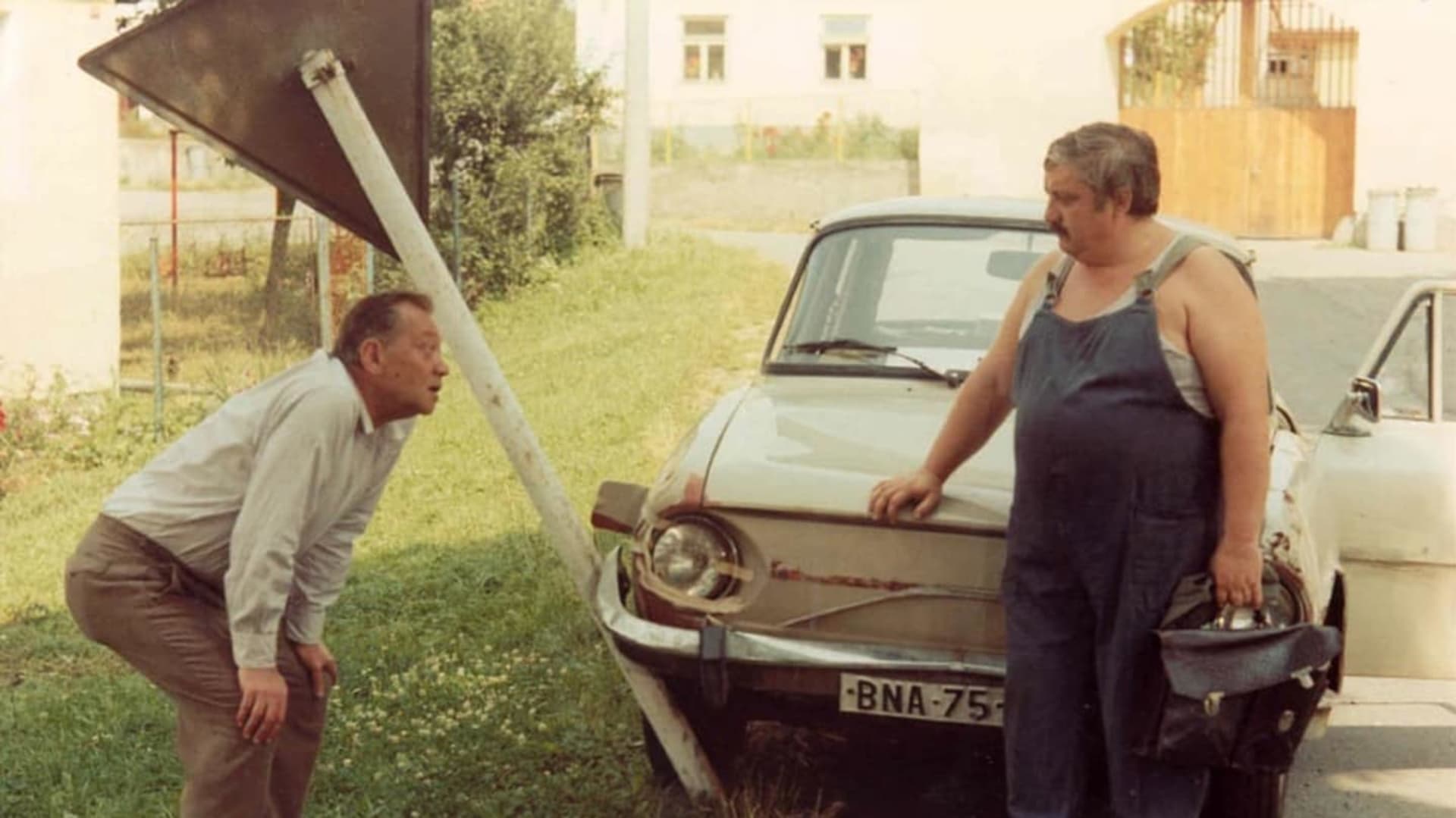 Záběry z filmu Vesničko má středisková.