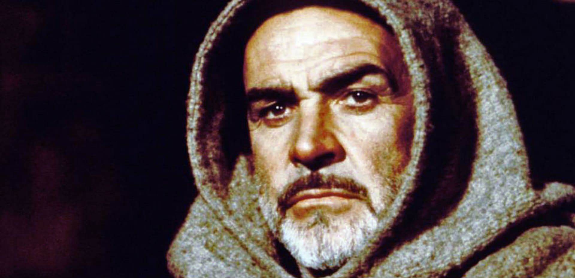 Sean Connery ve filmu podle Umberta Eca Jméno růže