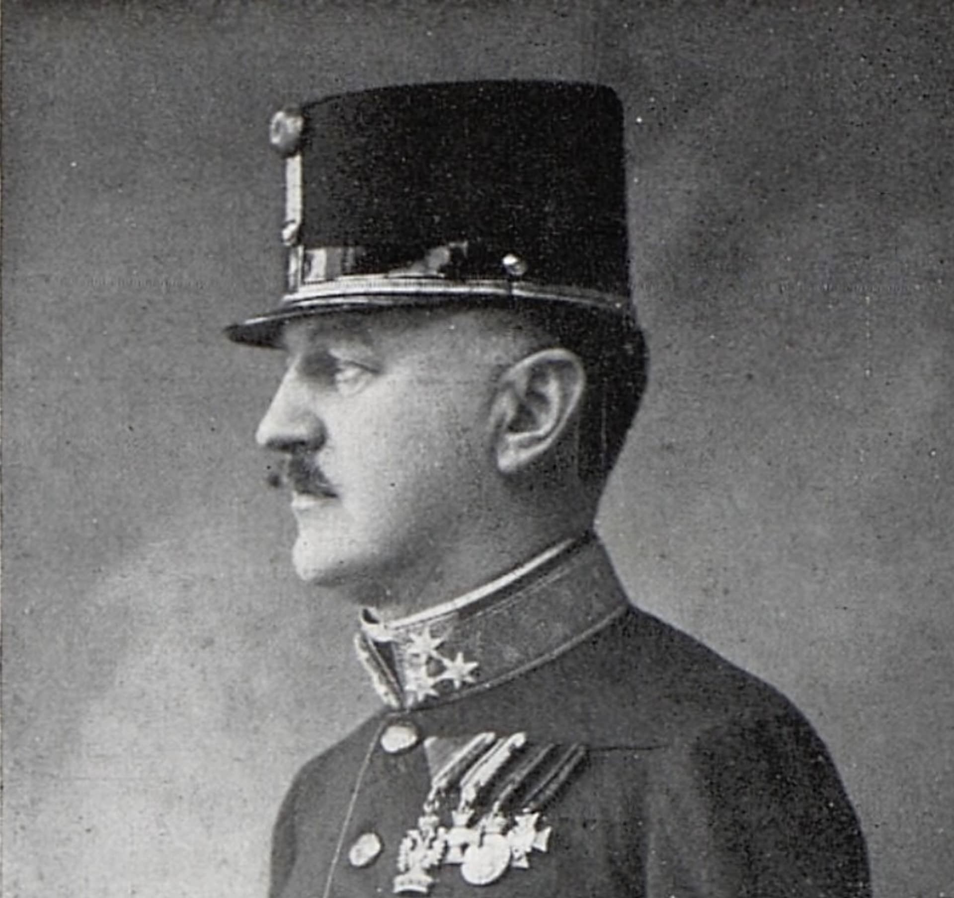 Alfred Redl v časopise Český svět, červen 1913.