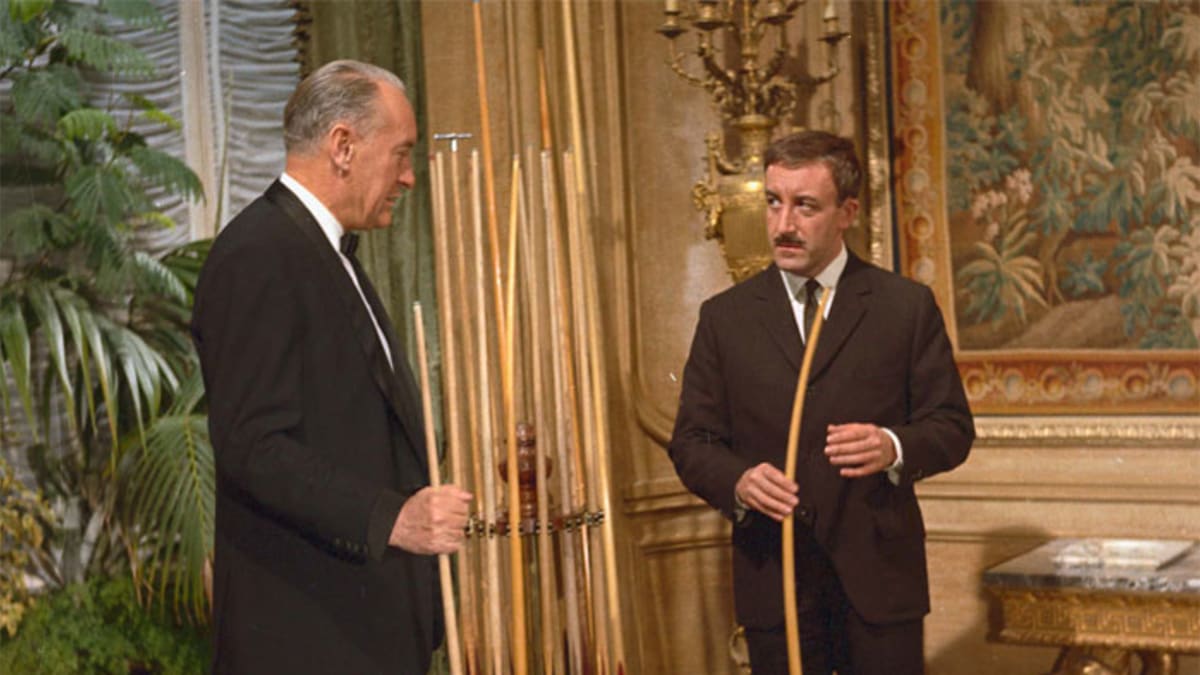 Záběry z filmu Clouseau na stopě