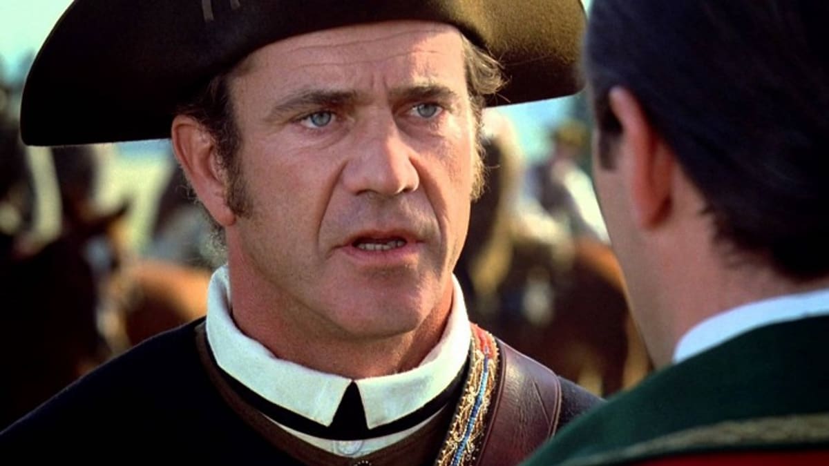 Záběry z filmu Patriot s Melem Gibsonem