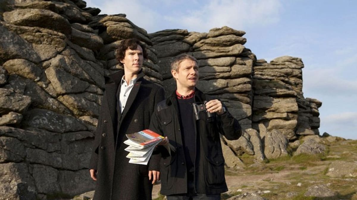 Záběry z filmu Sherlock: Psisko baskervillské