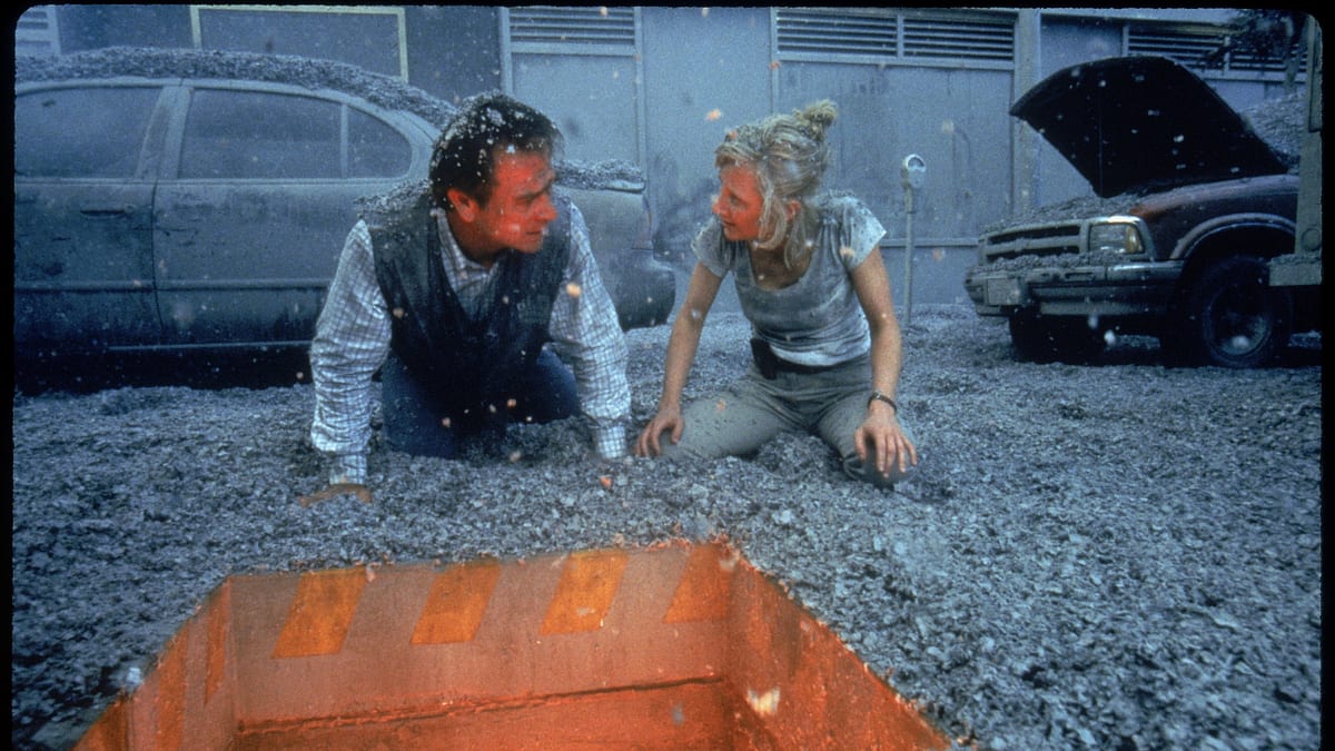 Záběry z filmu Sopka