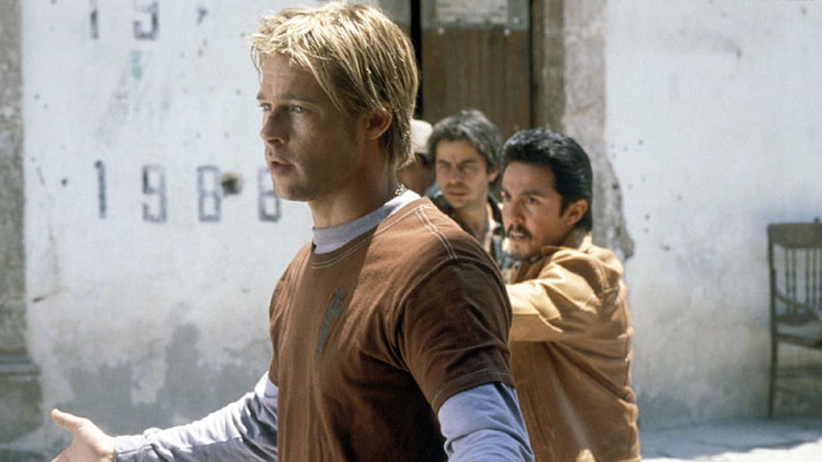 Záběry z filmu Mexičan s Bradem Pittem