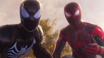 Herní Spider-Man 2 ukazuje strhující gameplay, v němž se přepíná mezi dvěma hrdiny