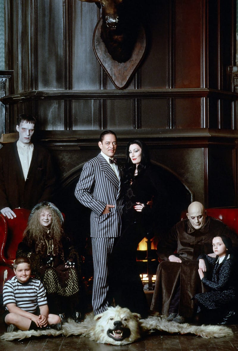 Záběry z filmu Addamsova rodina
