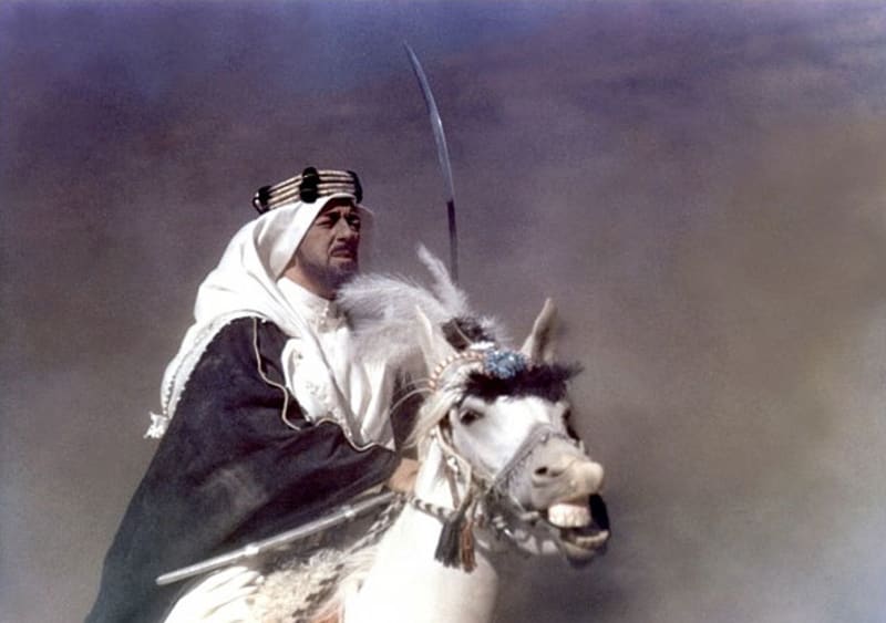 Záběry z filmu Lawrence z Arábie