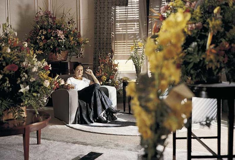 Záběry z filmu Frida se Salmou Hayek