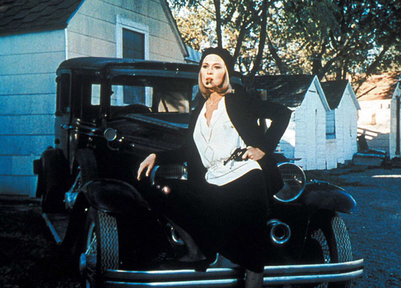 Záběry z filmu Bonnie a Clyde