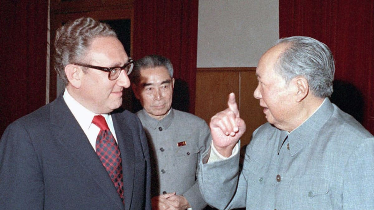 Henry Kissinger v 70. letech jednal i s čínským lídrem Mao Ce-tungem.