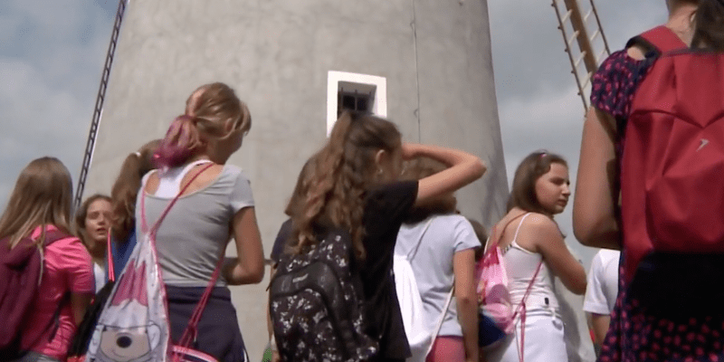 Větrník v Třebíči láká turisty.