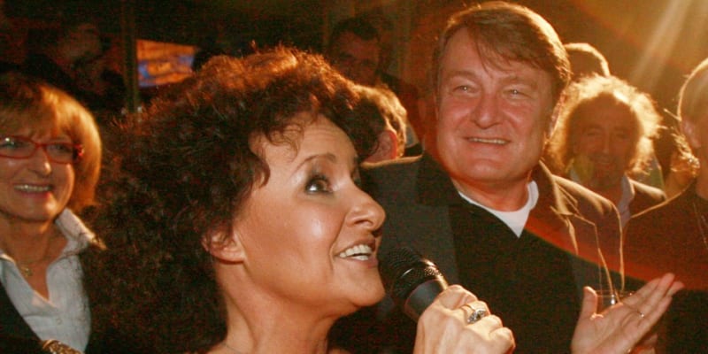 Jitka Zelenková na snímku s Ladislavem Štaidlem, se kterým jedenáct let udržovala milenecký poměr. 