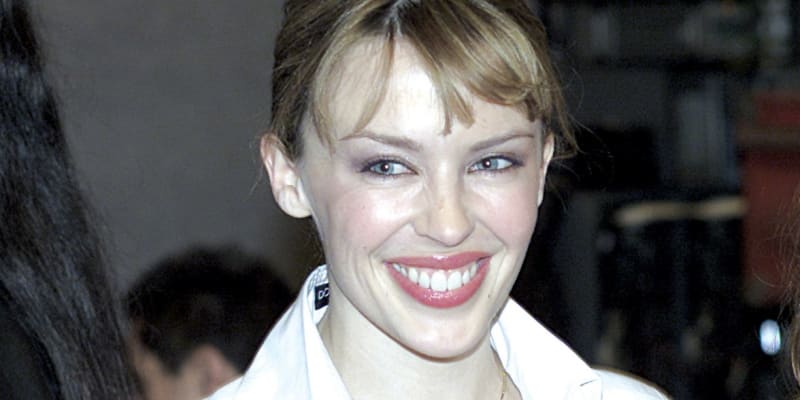 Australská zpěvačka Kylie Minogue v roce 2001.