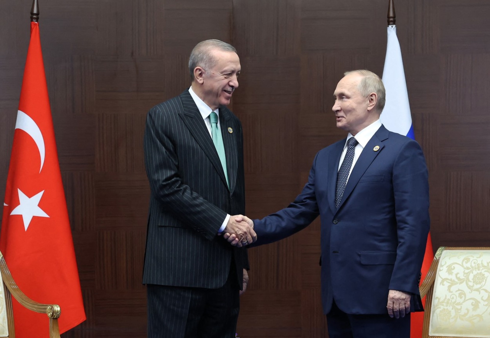 Erdogan ruským prezidentem Vladimirem Putinem