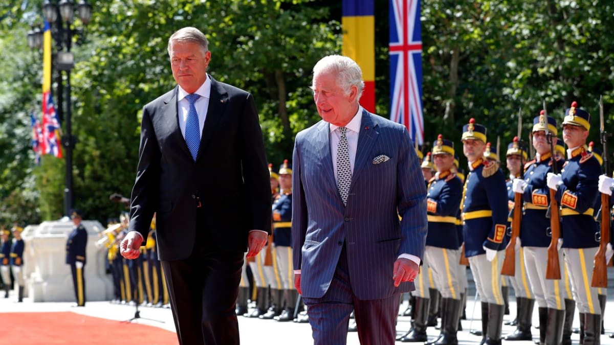 Britský král Karel III. navštívil Rumusnko.