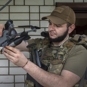 Drony jsou pro ukrajinskou armádu převratné, uvedl ministr pro digitální transformaci Mychajlo Fedorov