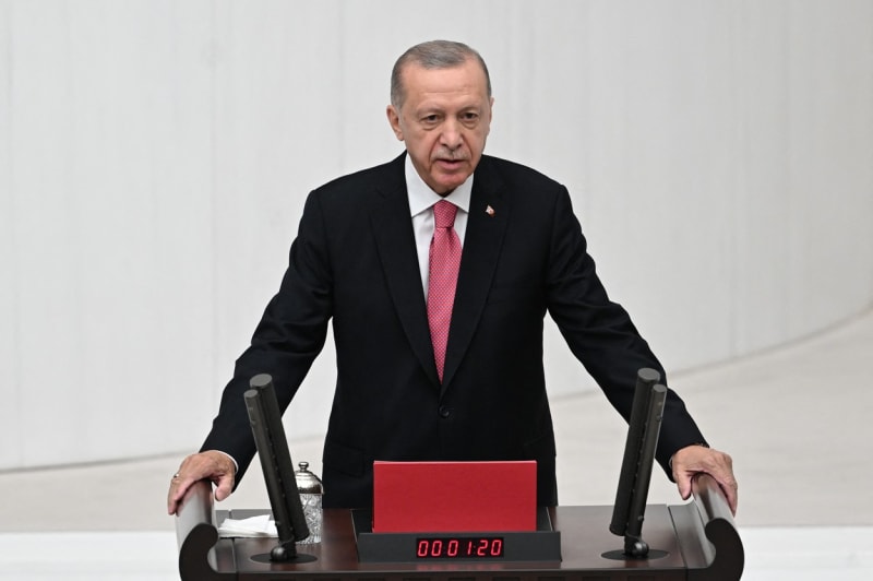  Turecký prezident Recep Tayyip Erdogan složil v parlamentu přísahu na další období ve funkci.
