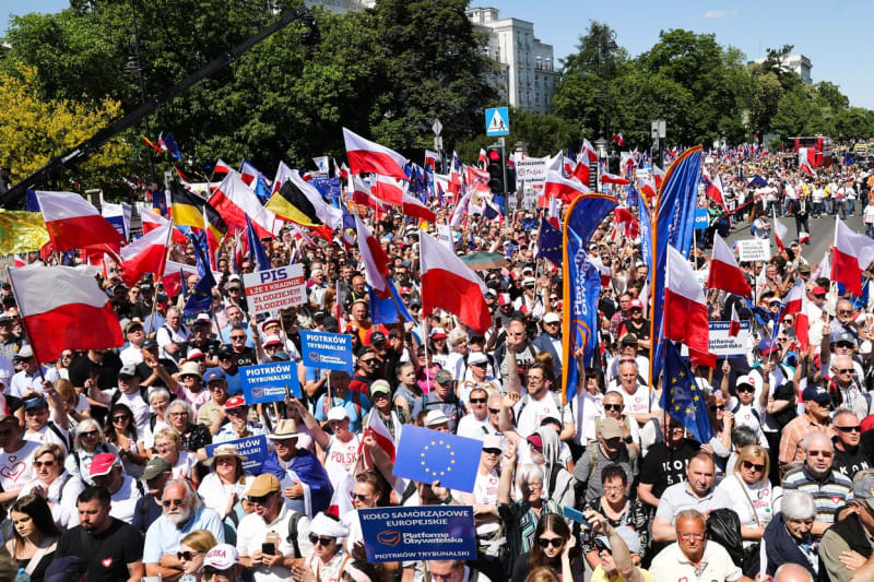 Protesty ve Varšavě