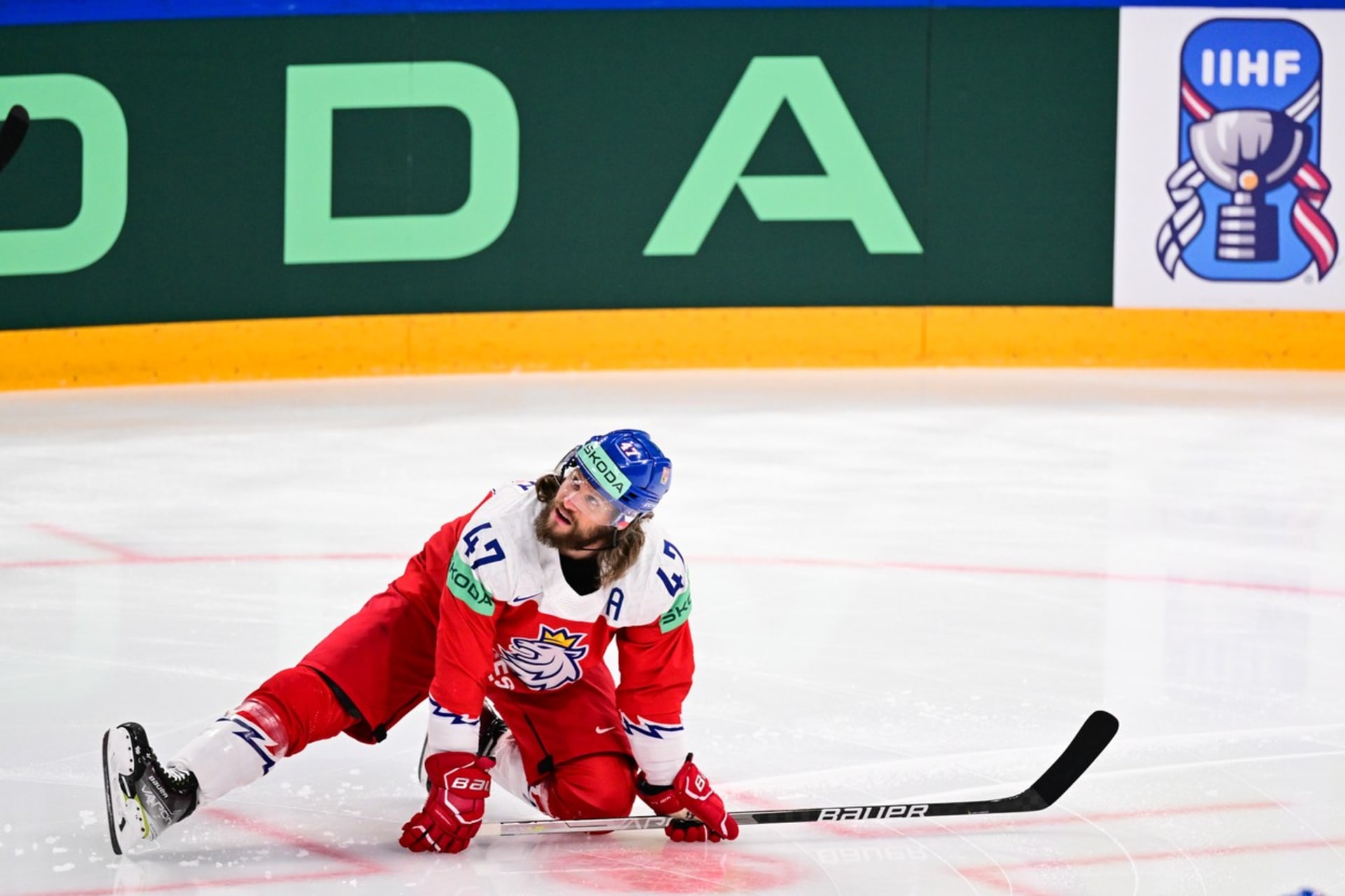 Český hokejový obránce Michal Jordán nedávno opustil ruskou KHL: I díky tomu mohl opět nastoupit za národní tým.