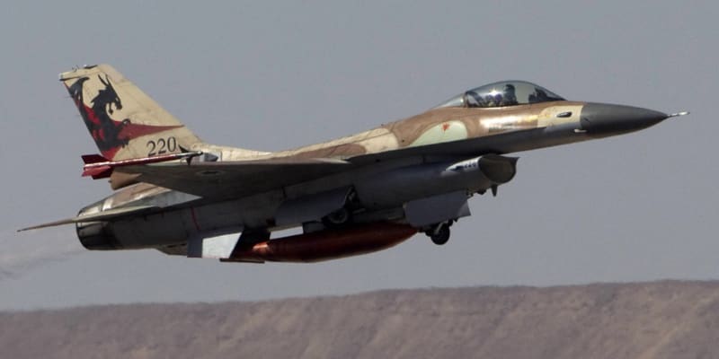 Izraelský letoun F-16A