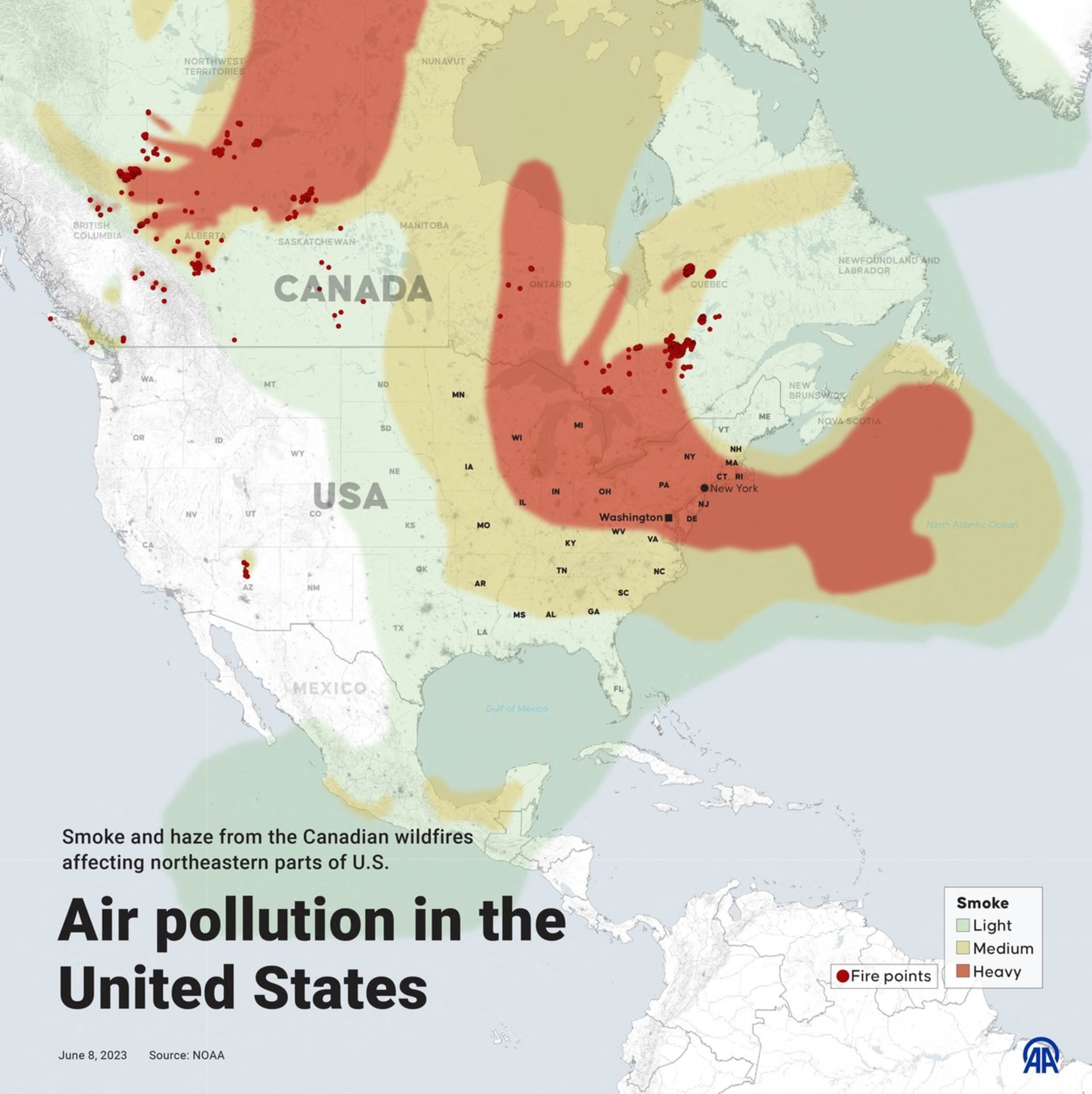 Mapa znečištěnosti ovzduší