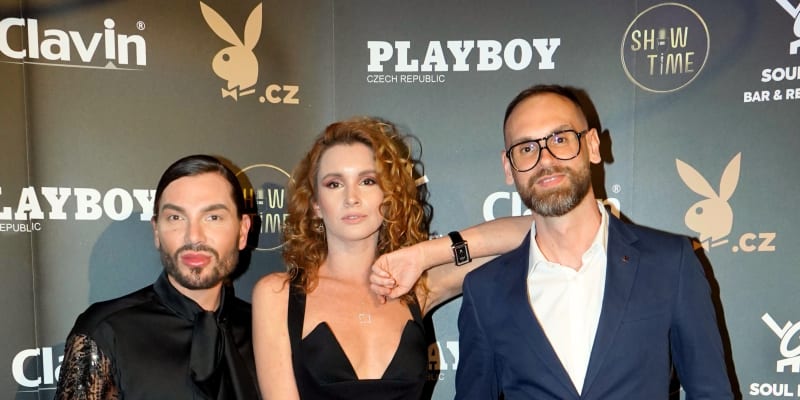 Herečka Denisa Nesvačilová pokřtila nový díl Playboye.