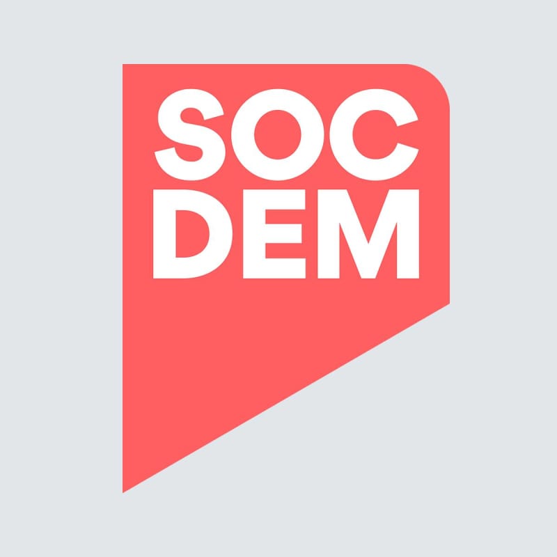 SOCDEM, nové logo sociálních demokratů.