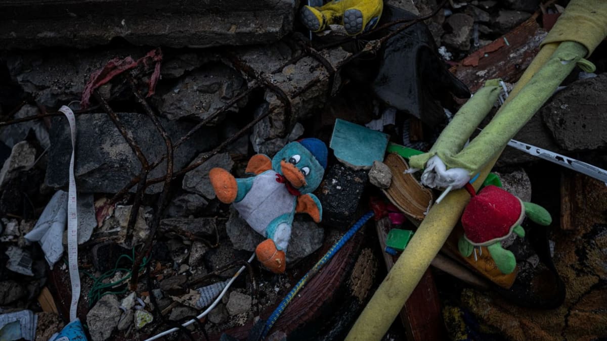 Následky ruského bombardování Ukrajiny